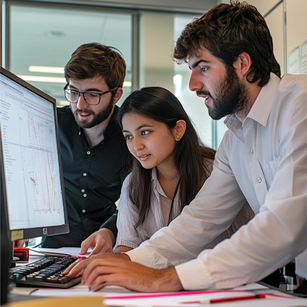 Équipe Prim Logix en réunion de travail